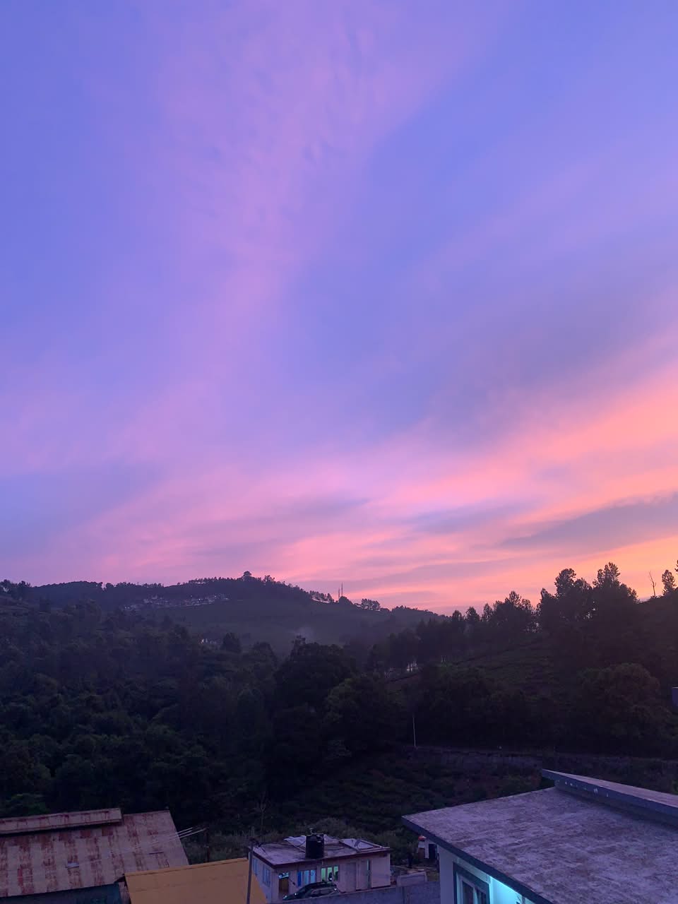 Colourful sky